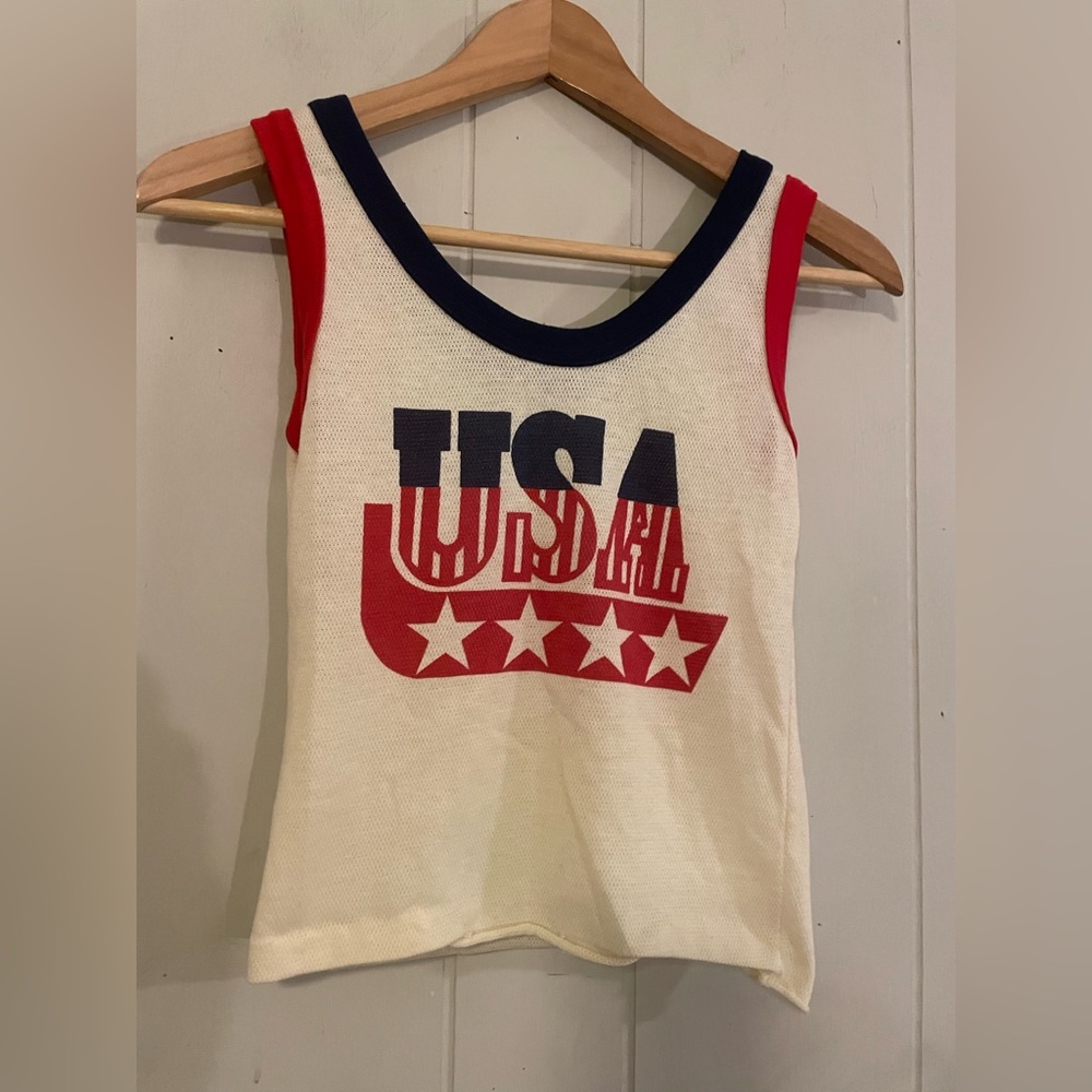 Scoreboard Vintage 70’s Mesh Shirt USA Shirt Kid’s 8
